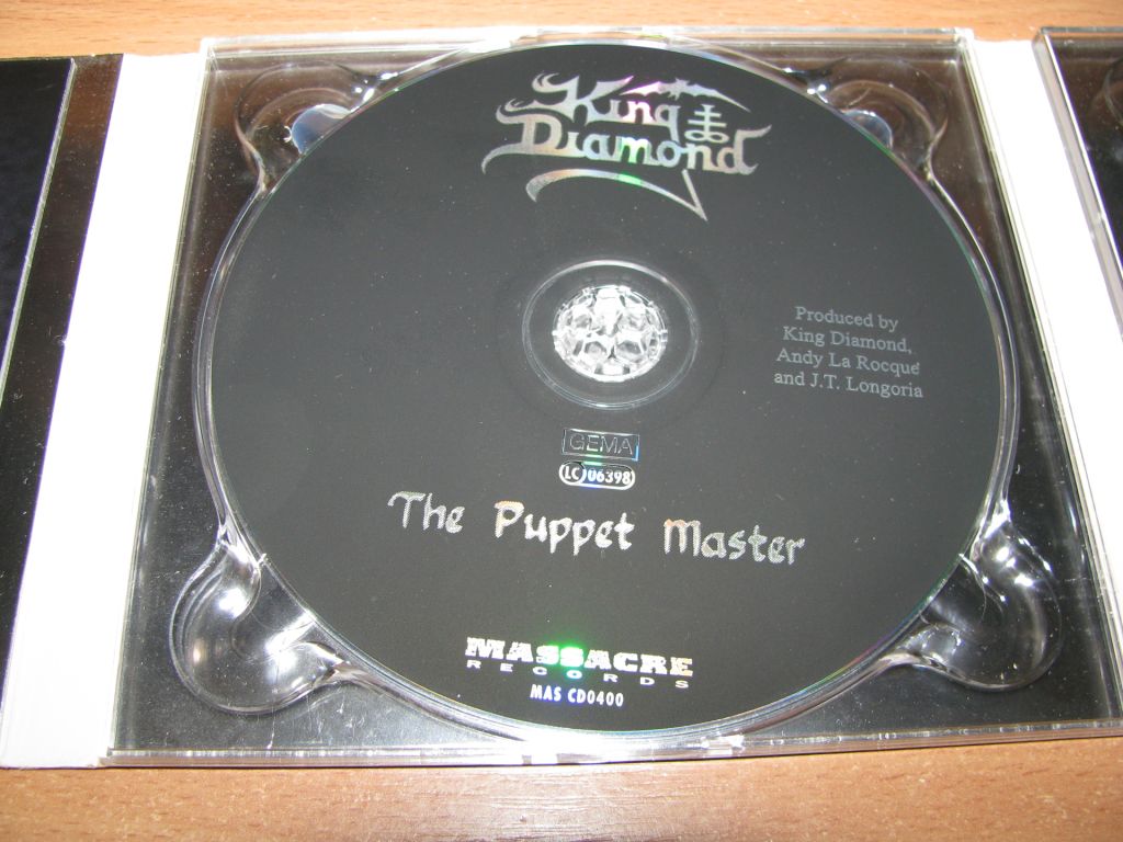 KING DIAMOND - The Puppet Master  (2003 Massacre DIGI CD/DVD 1st press) - фото фото фото 2