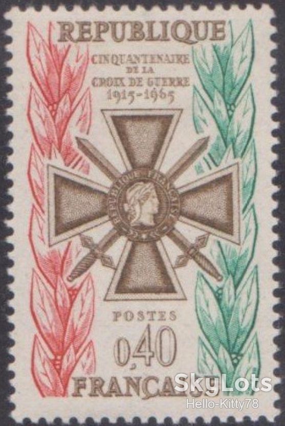 Франция 1965 орден Mi 1511 MNH - фото фото фото 0