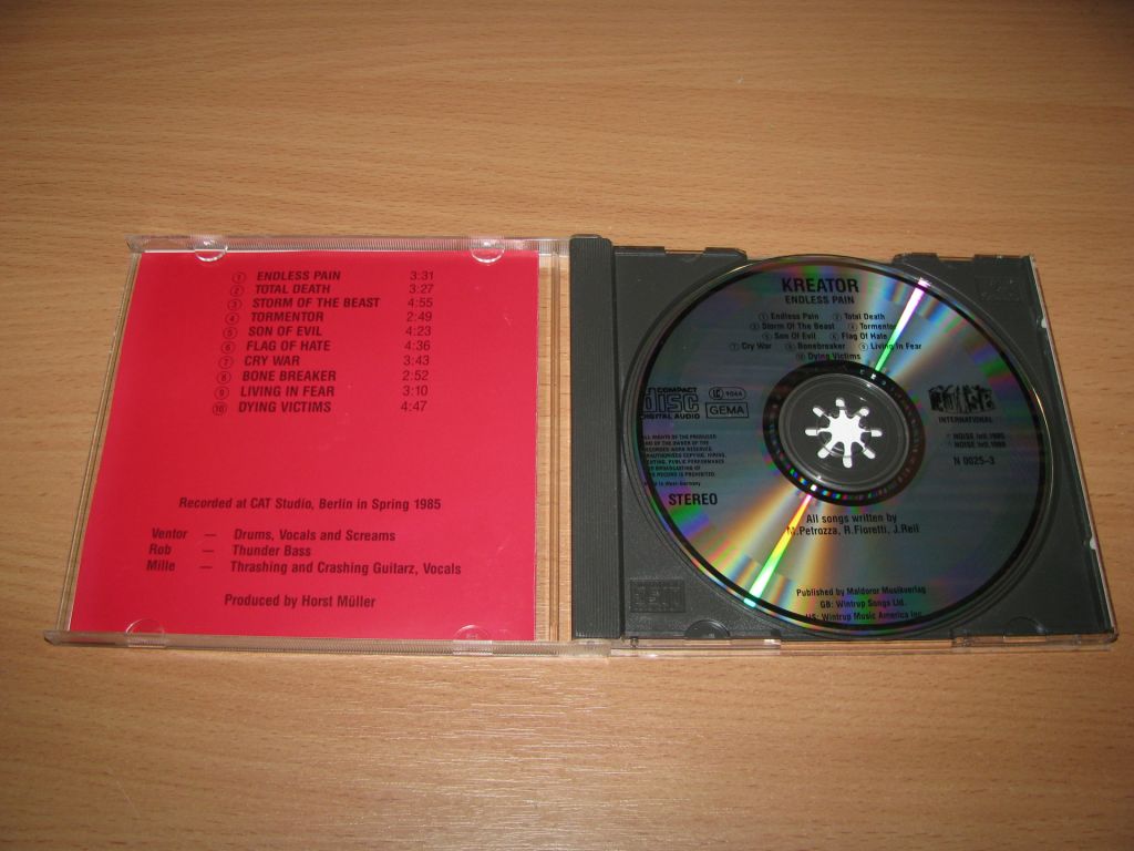 KREATOR - Endless Pain   (1988 Noise 1st press,W.Germany) - фото фото фото 1