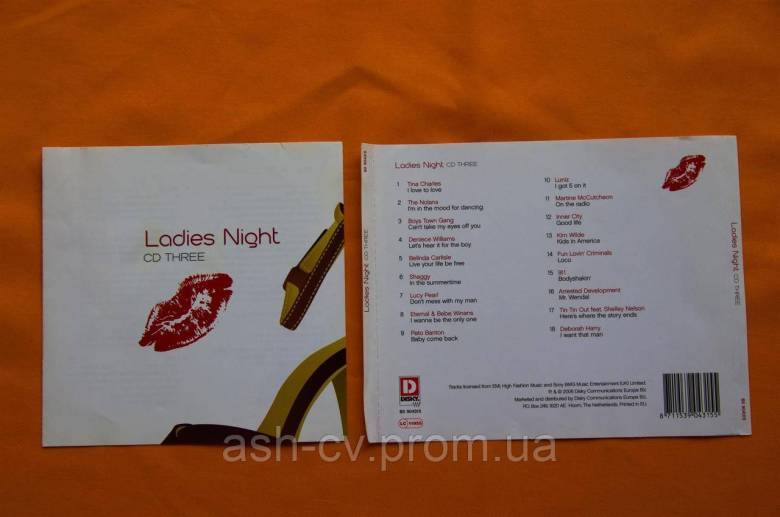 Музичний диск CD. LADIES NIGHT (cd three) - фото фото фото 1