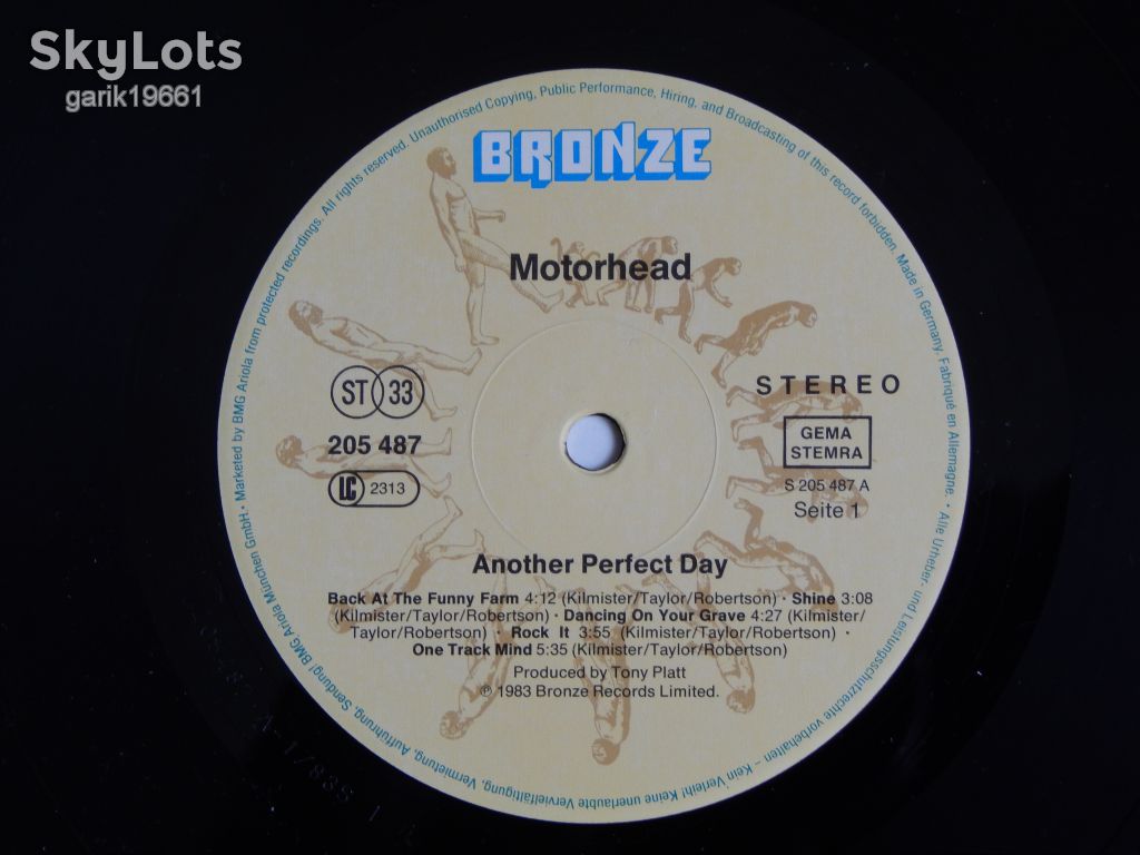 Motörhead ‎– Another Perfect Day  (Bronze ‎– 205 487, Germany) NM-/NM- - фото фото фото 2
