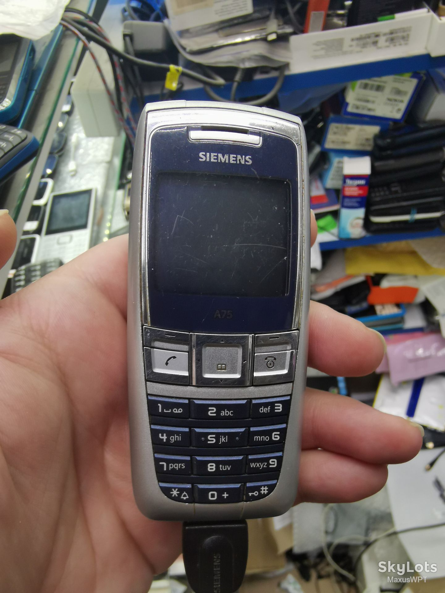 #1645 Sklad Siemens A75 silver blue - фото фото фото 0