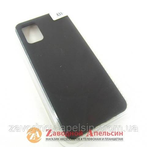Samsung A31 A315 силиконовый чехол (черный) - фото фото фото 1