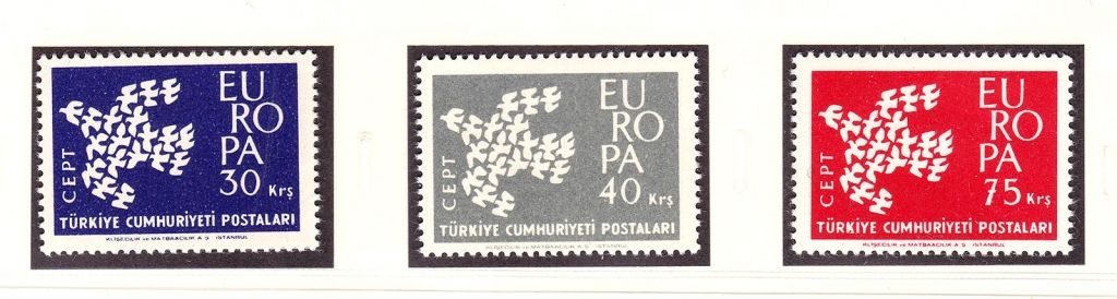 Турция 1961 г MNH - EUROPA  - CEPT - фото фото фото 0