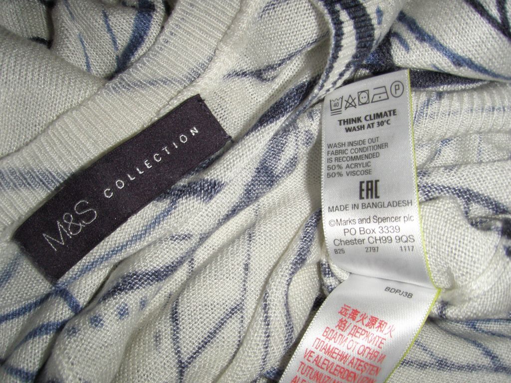 кофточка БЕЛАЯ и листья-от MARKS&amp;SPENCER- НОВАЯ - фото фото фото 7
