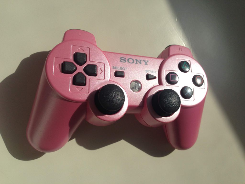 Sony PlayStation 3 DualShock Pink-Original - фото фото фото 3