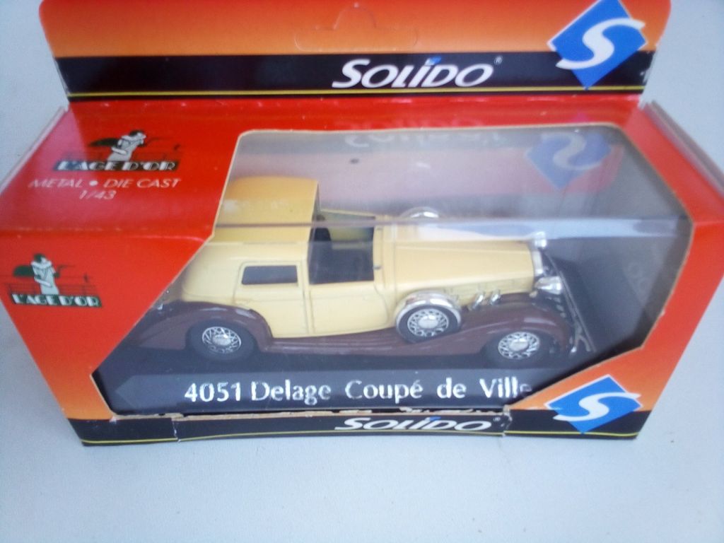 1/43 SOLIDO DELAGE COUPE DE VILLE - фото фото фото 0