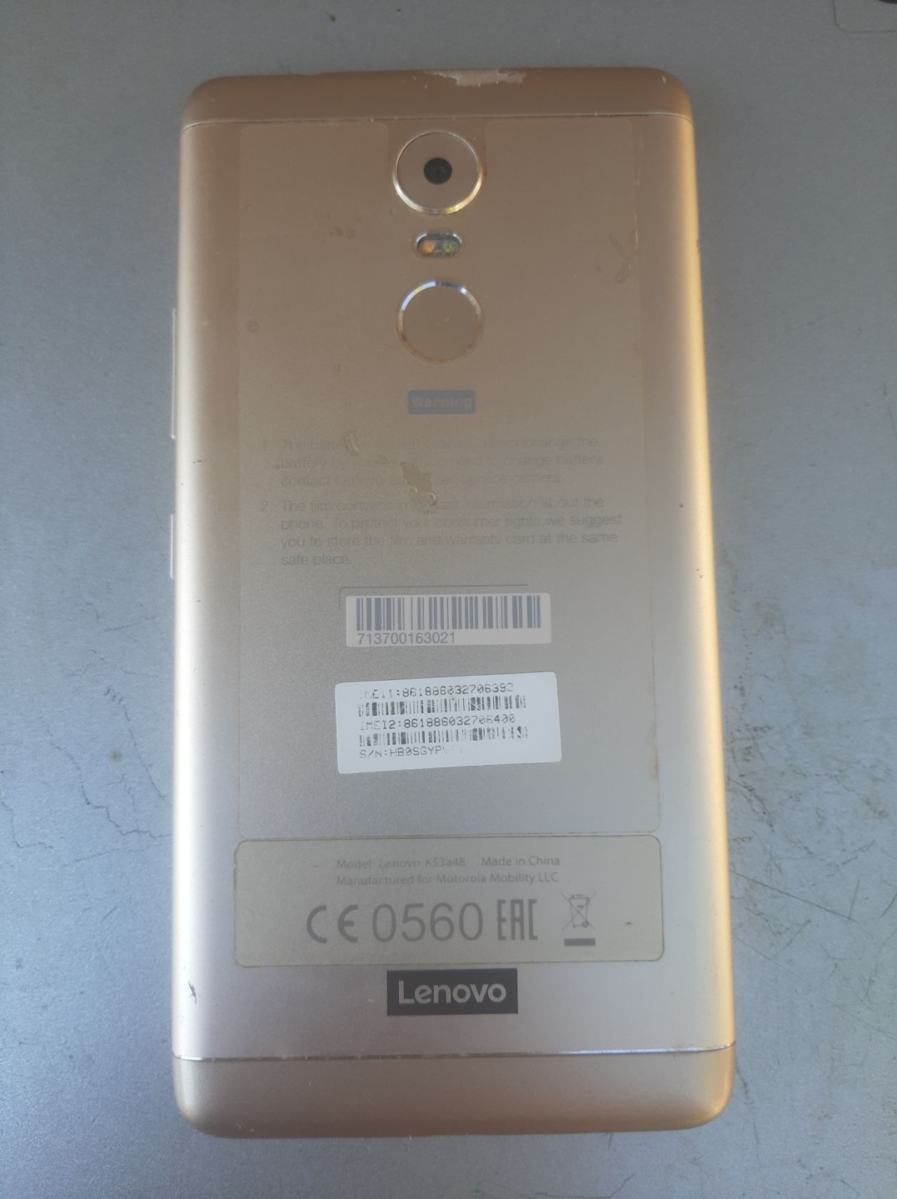 Мобільний телефон LENOVO K53a48 - фото фото фото 2