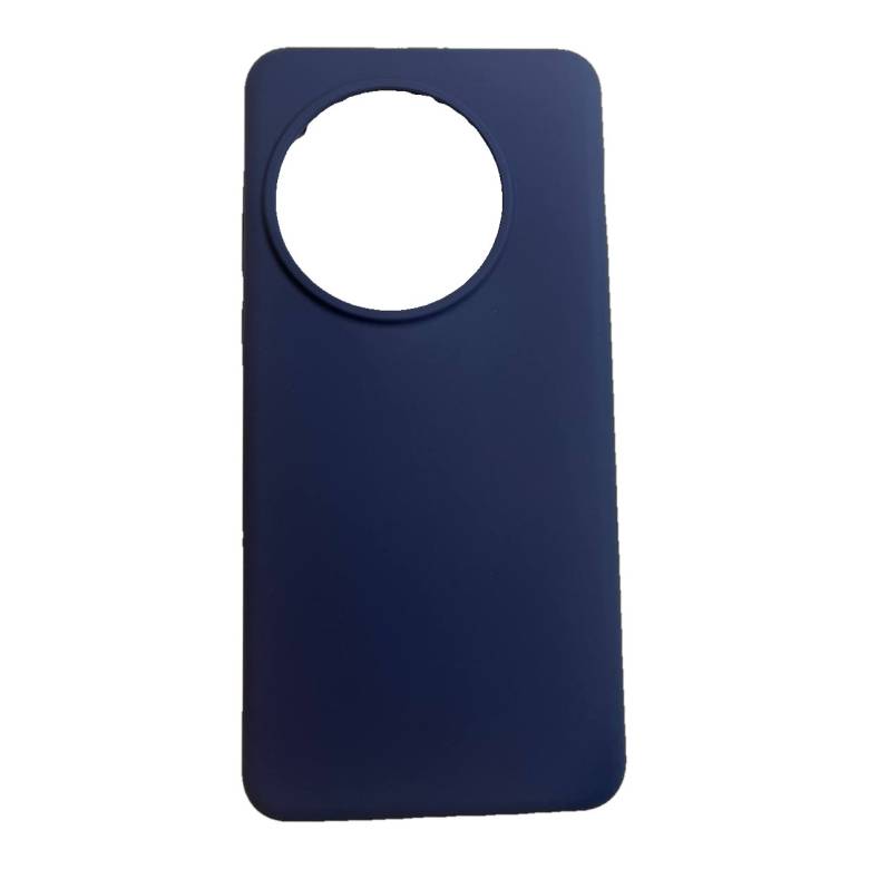 OnePlus 12 5G Cиликоновый чехол Микрофибра (синий) - фото фото фото 0