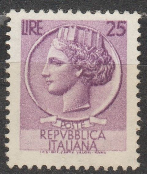 Италия Італія 1955 стандарт сіракузська монета - фото фото фото 0