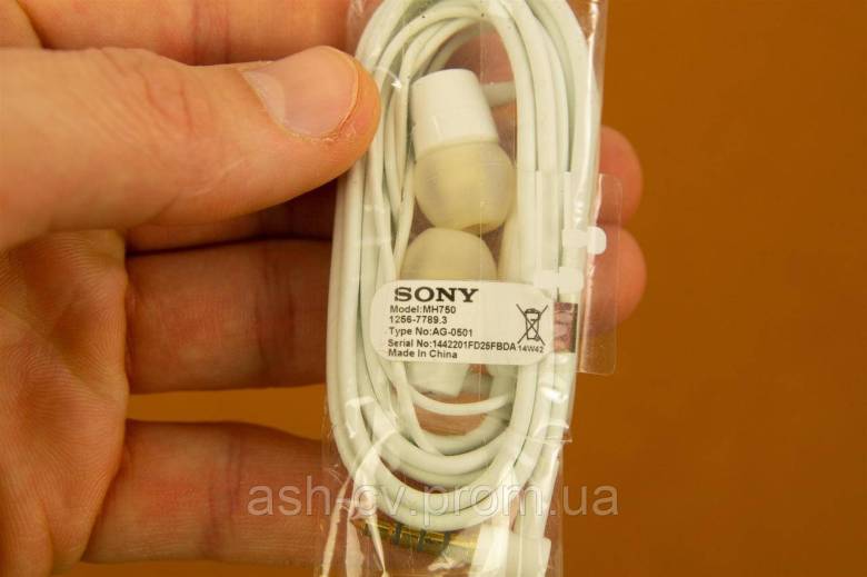 Навушники, оригінал, нові, Sony, MH750, White - фото фото фото 1
