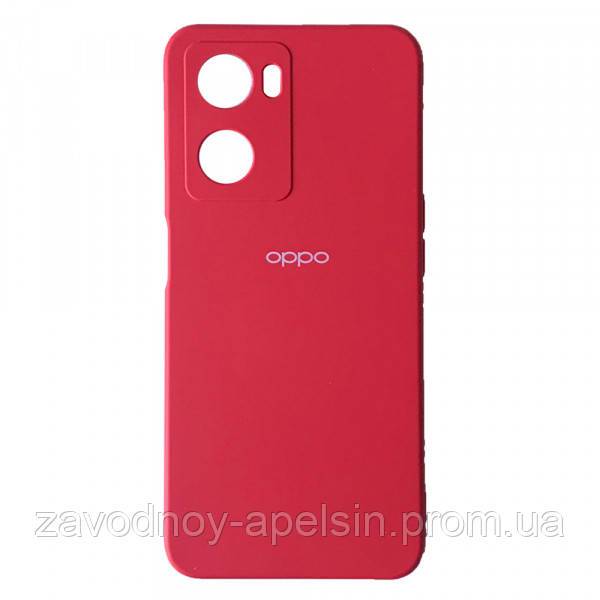 Oppo A57s Силиконовый чехол микрофибра (красный) - фото фото фото 0