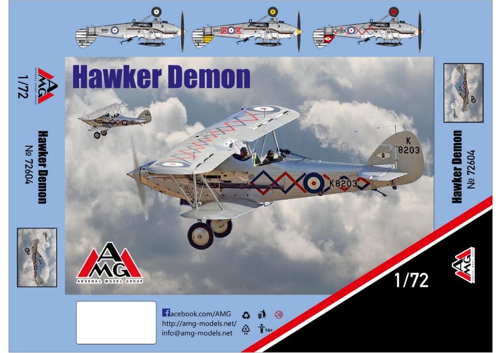 AMG 72604 Hawker Demon 1/72 - фото фото фото 0