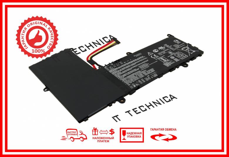 Батарея ASUS EeeBook X205T X205TA (C21N1414) 7.6V 4900mAh ОРИГИНАЛ - фото фото фото 0