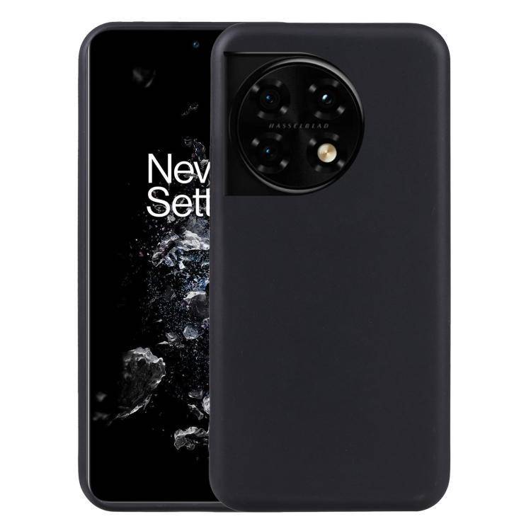 OnePlus 11 5G Cиликоновый чехол Микрофибра (черный) - фото фото фото 0