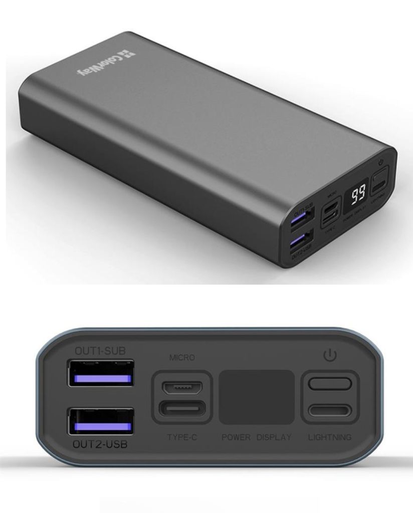 Батарея мобільна Colorway 20000mAh Gray    (CW-PB200LPH3GR-PDD) - фото фото фото 2