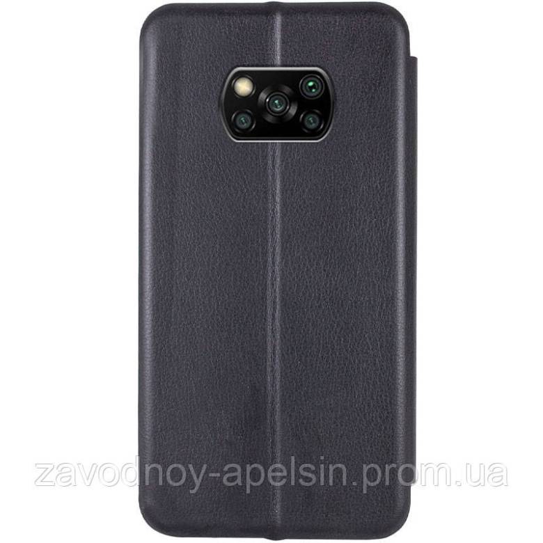 Чехол книжка Xiaomi Poco X3 Pro NFC Подставка (черный) - фото фото фото 1