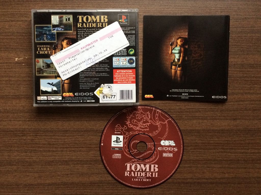 Игра на PS1 "Tomb Raider II"       (PAL) - фото фото фото 1