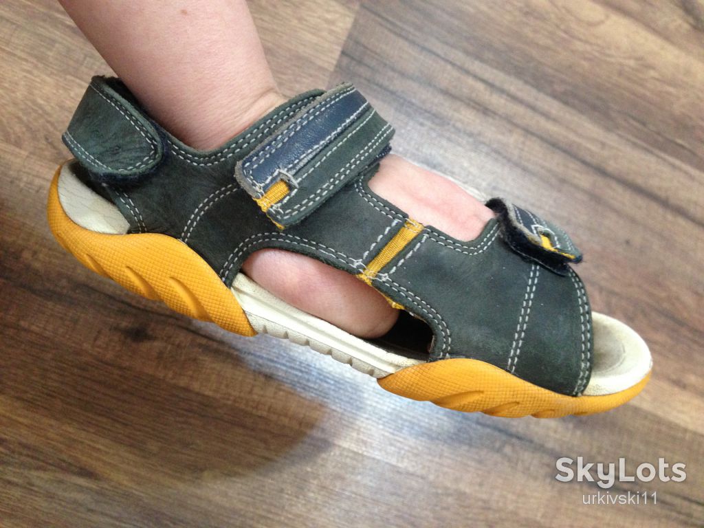 Босоножки для мальчика Clarks Air,р.32,нат.кожа,Вьетнам - фото фото фото 8