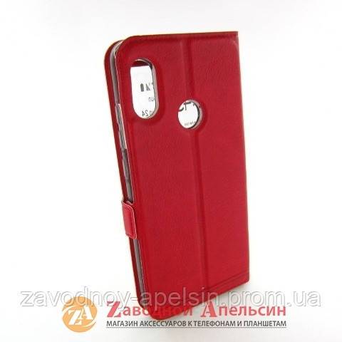 Чехол книжка Xiaomi Redmi 6 pro A2 lite Smart Case red - фото фото фото 1