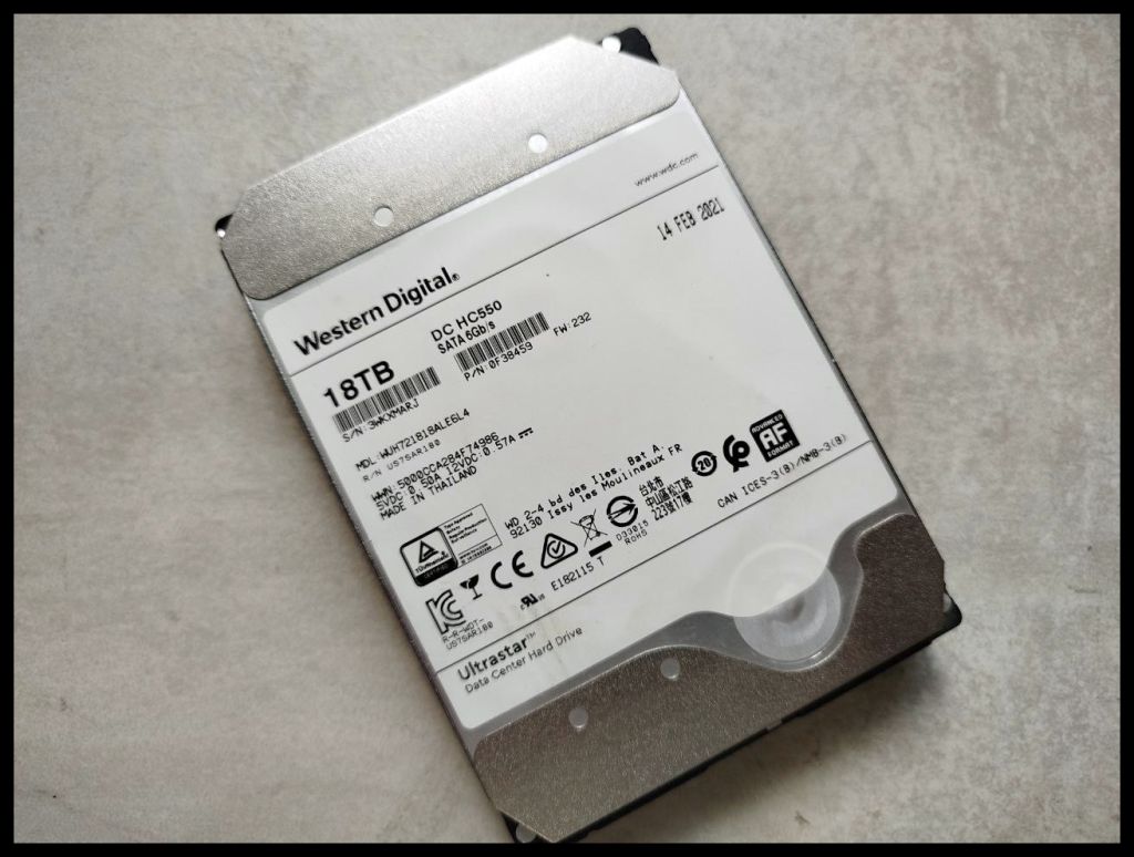 HDD 18Tb WD WUH721818ALE6L4    (серия DC HC550) - фото фото фото 0