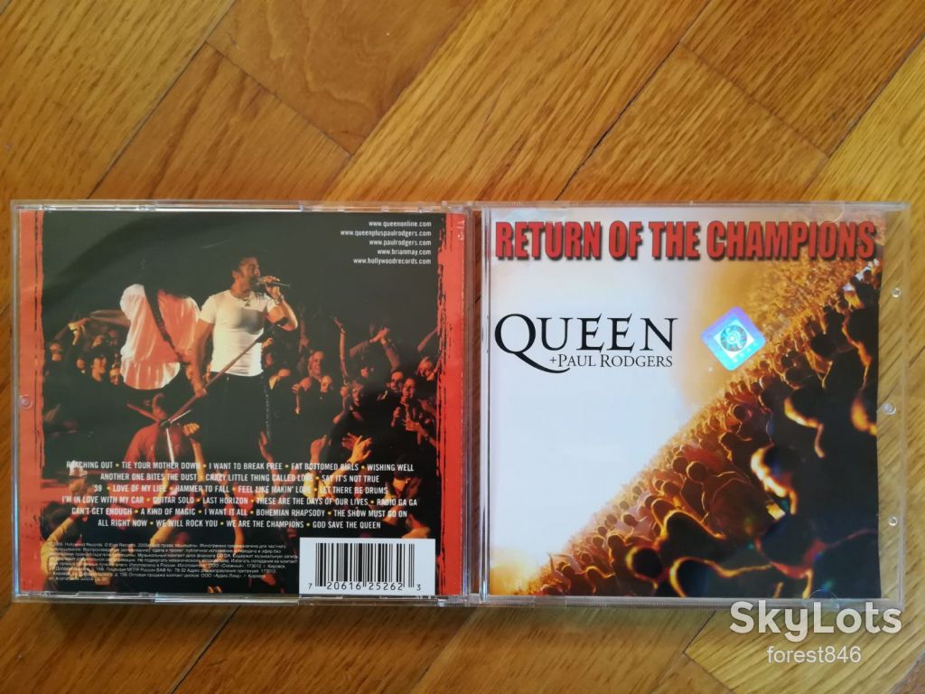 Queen+Paul Rodgers-Return of the champions-2 части-состояние: 5 - фото фото фото 0