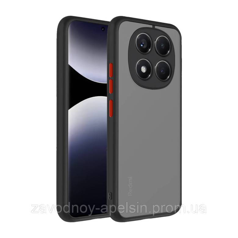 Xiaomi Redmi Note 14 Pro 4G Чехол матовый Защита камеры (TPU+PC) - фото фото фото 0
