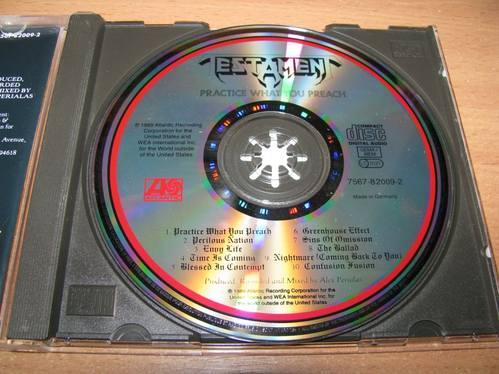 TESTAMENT - Practice What You Preach  (1989 Atlantic Germany) - фото фото фото 2