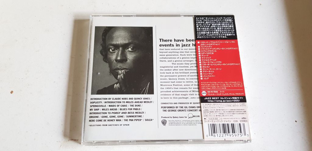 Miles Davis &amp; Quincy Jones Live In Montreux CD фірмовий - фото фото фото 1