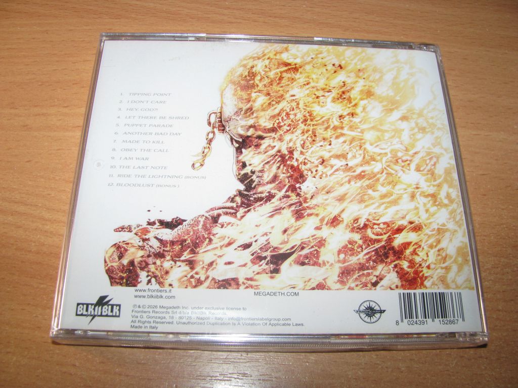 MEGADETH - Megadeth  (2026 BLKIIBLK Rec, LIMITED TARGET +2 BONUS TRACKS) - фото фото фото 1