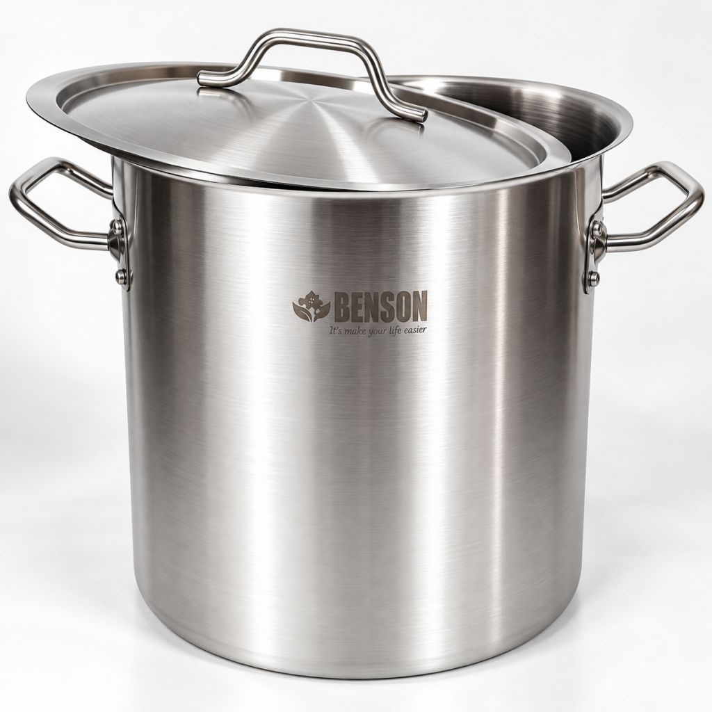 Каструля з кришкою Benson BN-606 50л 40 см - фото фото фото 1