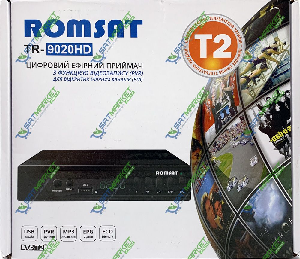 Т2-тюнер Romsat TR-9020HD - фото фото фото 6