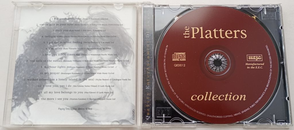 THE PLATTERS The Platters Collection CD UK - фото фото фото 1