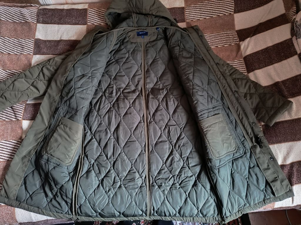 Парка утеплена Gant Quilted Long Jacket - фото фото фото 7