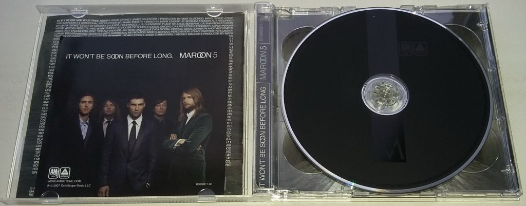 MAROON 5 It Won't Be Soon Before Long  CD+DVD  US - фото фото фото 1