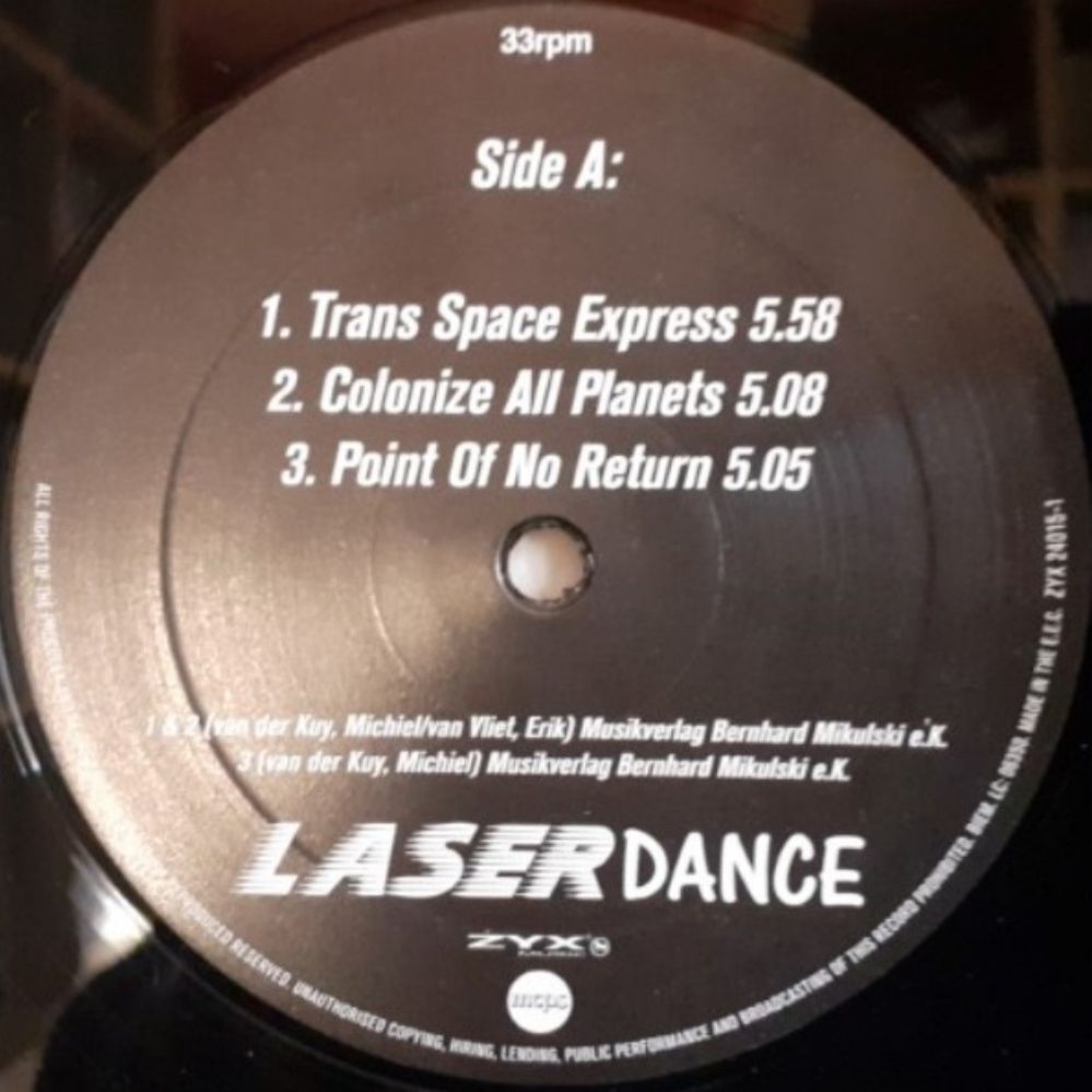 Laserdance - Trans Space Express - 2018.   (2LP). 12. Vinyl. Пластинки. Europe. S/S - фото фото фото 2