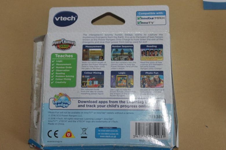 Картридж для VTech InnoTab InnoTV Power Rangers  Новый. - фото фото фото 2