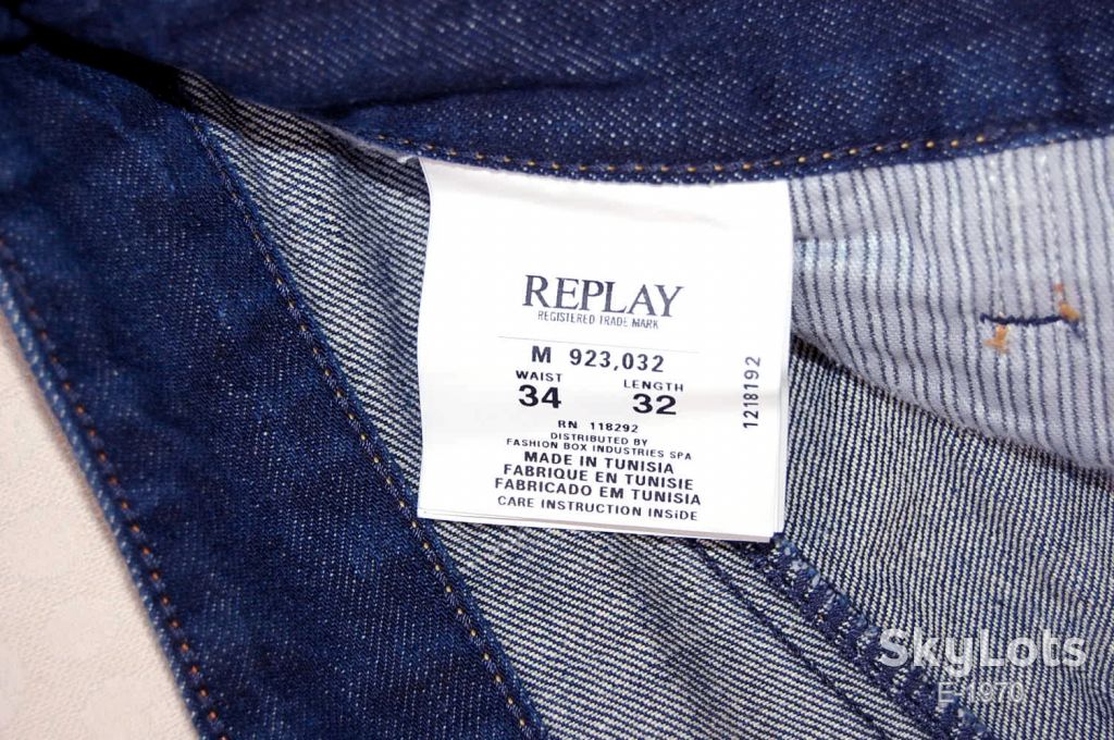 Джинсы REPLAY BLUE JEANS р.34/32 original TUNISIA - фото фото фото 5