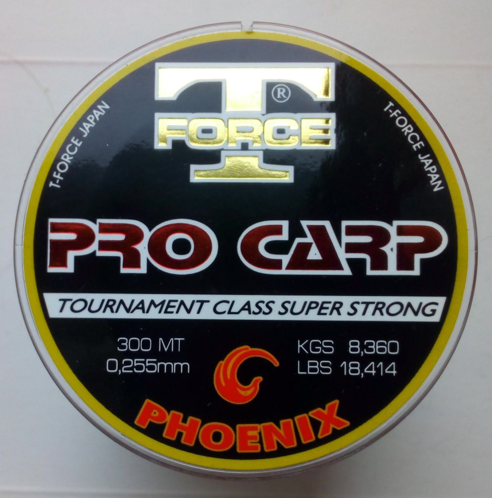 Леска Phoenix Pro Carp T-Force 0,255 мм, 300 м  (новая) - фото фото фото 0