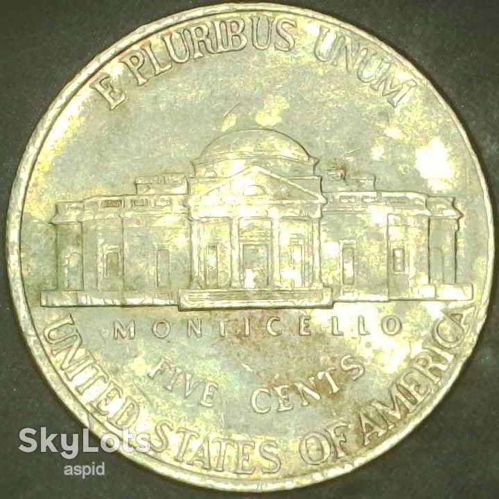 США 5 центів, 1999 P Джефферсон Нікель [3.98] - фото фото фото 1