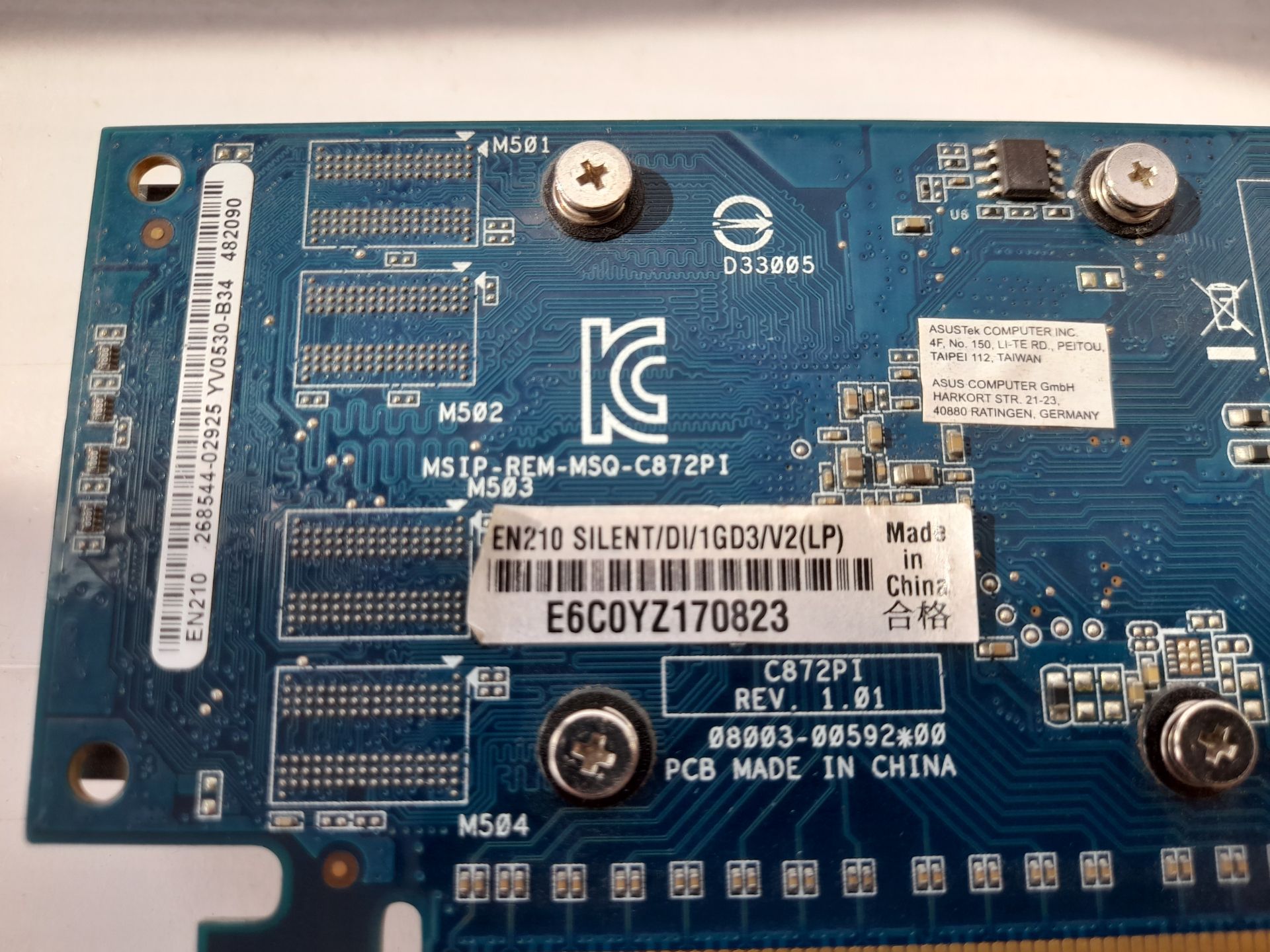 Відеокарта PCI-Ex Asus EN210 1GB  DDR3    (HDMI, DVI) - фото фото фото 1