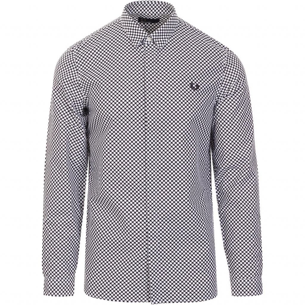 Новая рубашка в горошек 'Fred Perry' 42-44р - фото фото фото 0