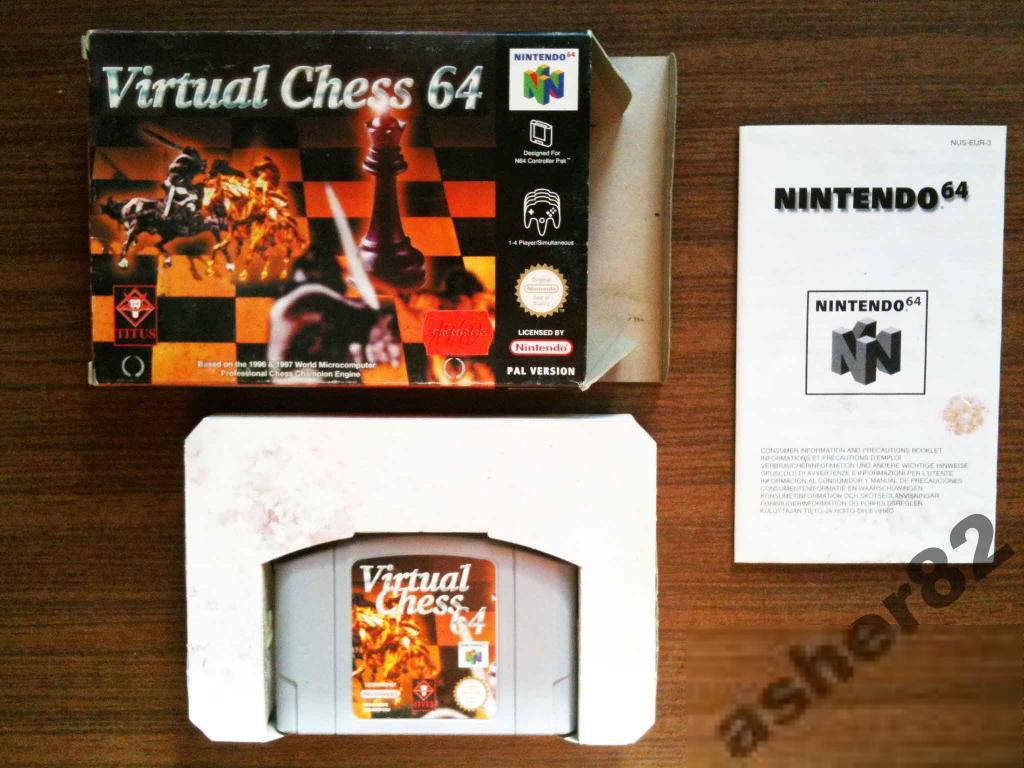 Игра на Nintendo 64 "Virtual Chess 64"       (PAL) - фото фото фото 0
