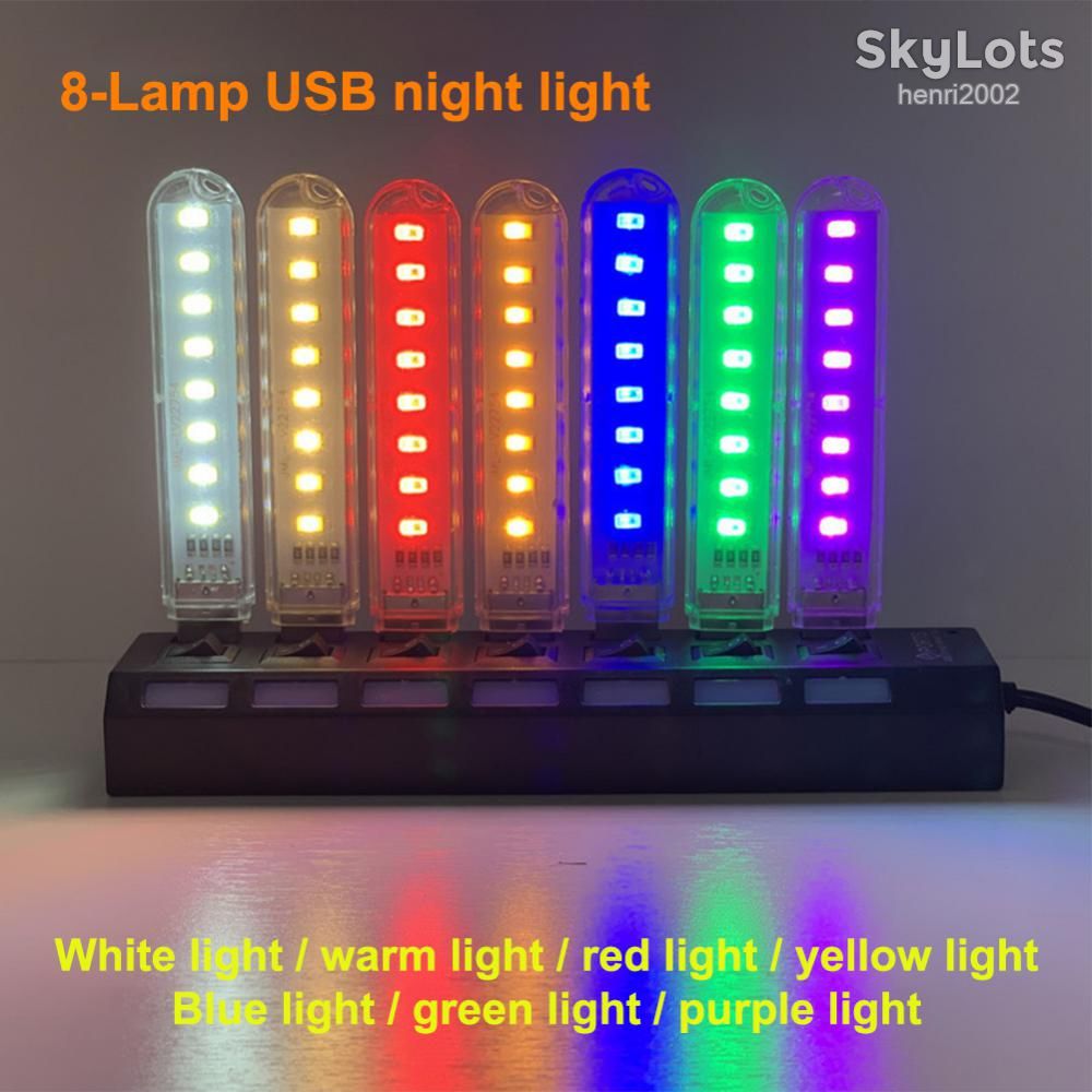 Светодиодная LED лента USB LED Mini Book Light USB Plug Lamp Mini LED - фото фото фото 7