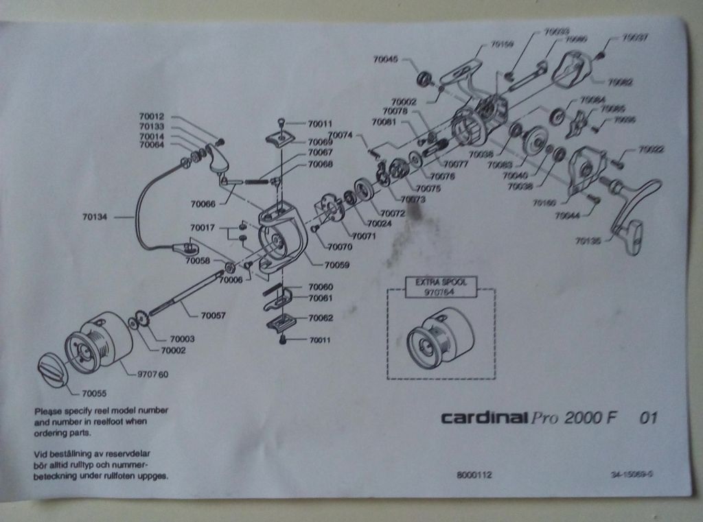 Спиннинговая катушка Cardinal Pro T2000F  (Abu Garcia)  (новая) - фото фото фото 2