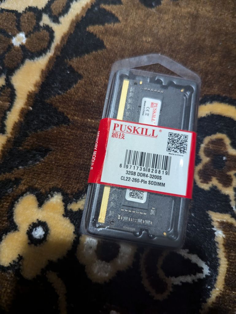 Уцінка! DDR4 PuSkill 32GB 3200MHz CL22 So-DIMM 1.2v ОЗУ RAM оперативка - фото фото фото 0