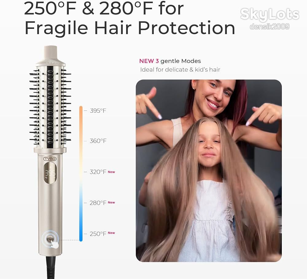 Термощітка для завивки TYMO STYLUX PRO HC315G. Thermal Brush 70W. Браш. - фото фото фото 2