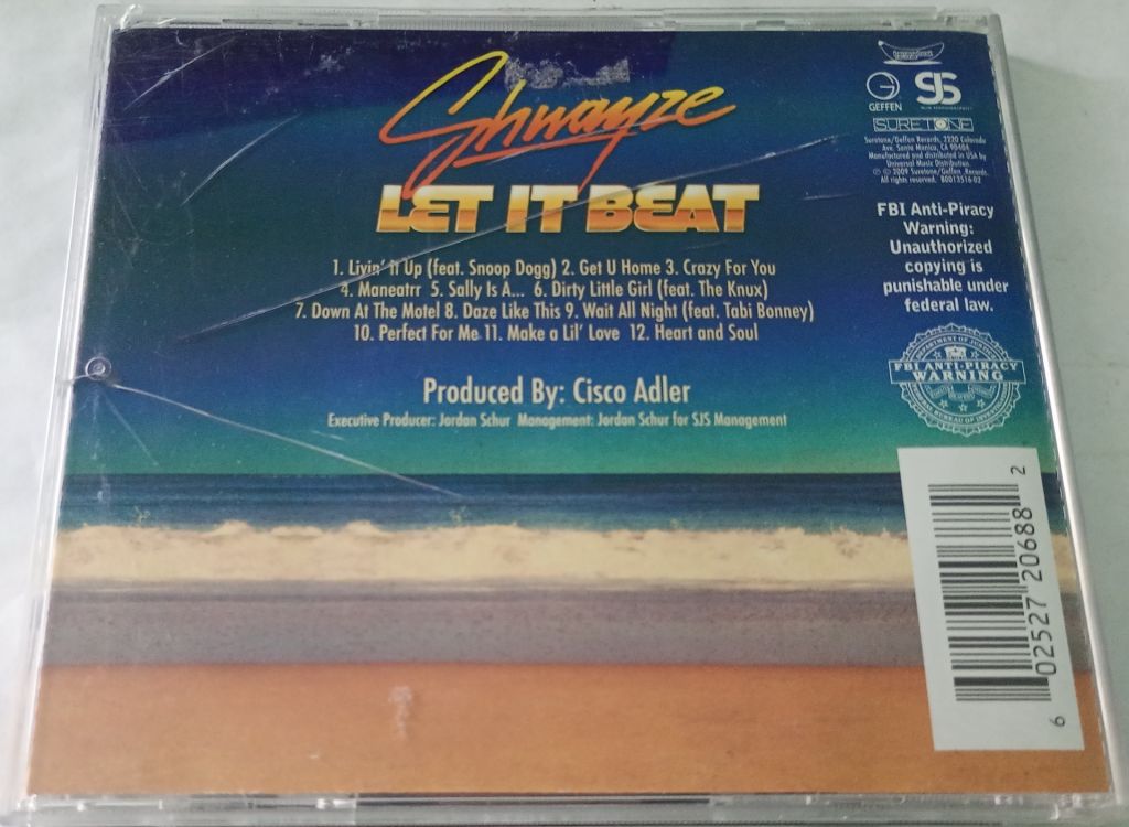 SHWAYZE Let It Beat CD US - фото фото фото 2