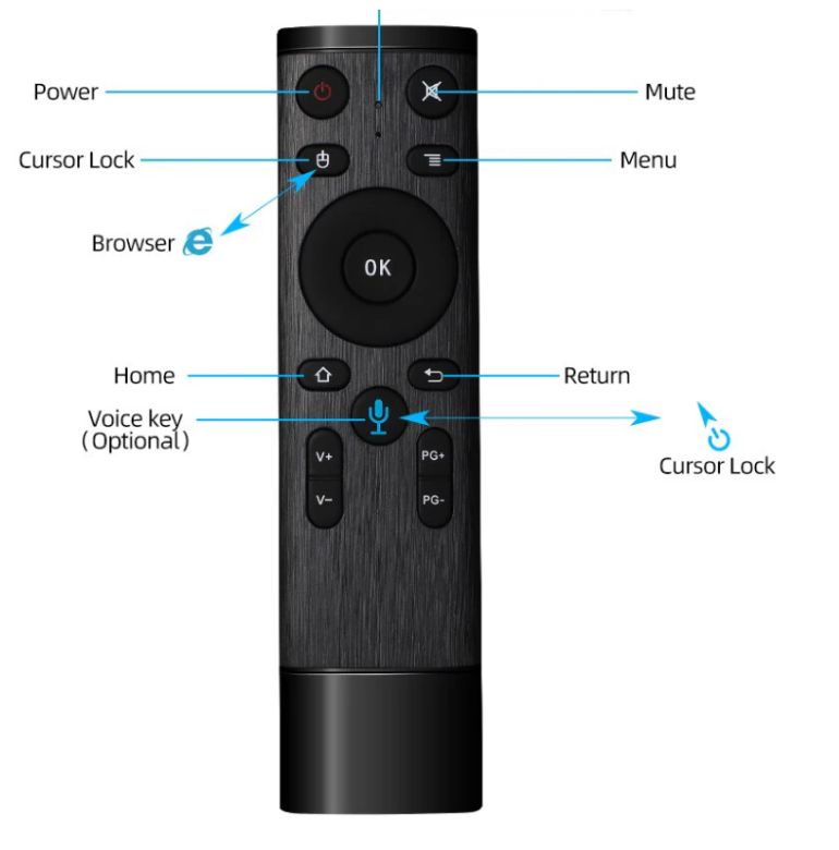 Q5 air mouse remote2.4g бездротовий голосовий пульт із гіроскопом - фото фото фото 3