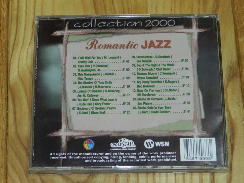 CD   JAZZ - Romantic Collection - фото фото фото 3